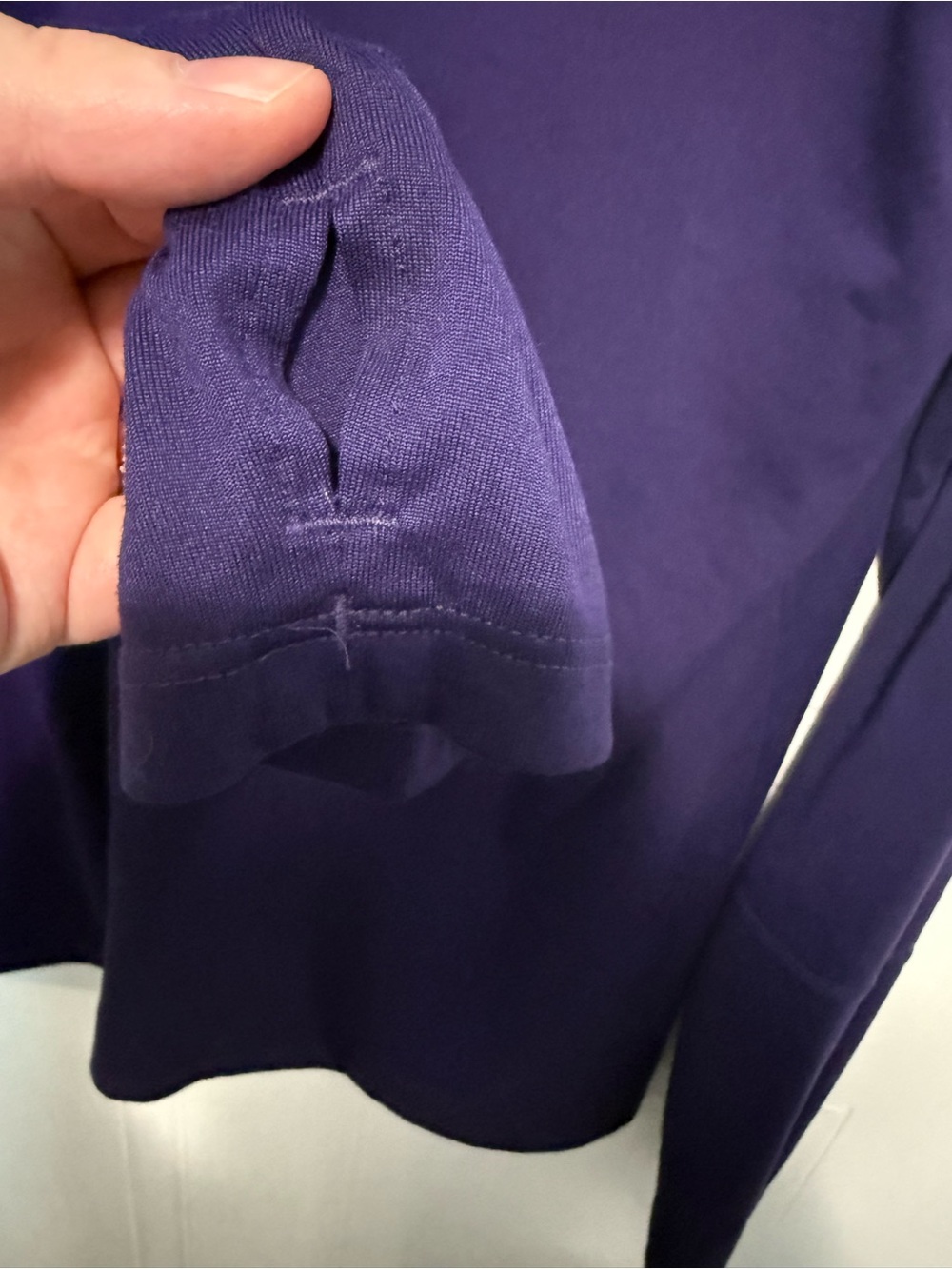 Under Armour Women’s Long Sleeve Performance Shirt — Purple - Picture 5 of 8